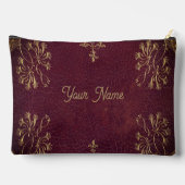 antiek lederen look - gepersonaliseerd etui (Achterkant)