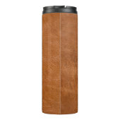 Antiek ledertextuur, TANleder, textuur, backgr Thermosbeker (Achterkant)