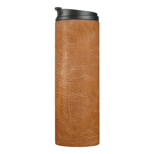 Antiek ledertextuur, TANleder, textuur, backgr Thermosbeker (Geroteerd rechts)
