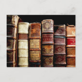 Antiek leerlingenbindboeken uit de 18e eeuw briefkaart (Voorkant)
