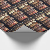 Antiek leerlingenbindboeken uit de 18e eeuw cadeaupapier (Hoek)