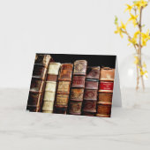 Antiek leerlingenbindboeken uit de 18e eeuw kaart (Gele Bloem)