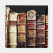 Antiek leerlingenbindboeken uit de 18e eeuw magneet (Voorkant)