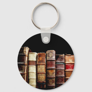 Antiek leerlingenbindboeken uit de 18e eeuw sleutelhanger