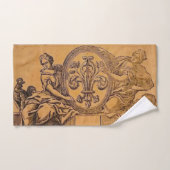 Antiek  Lelie van Frankrijk Bad Handdoek (Handdoek)