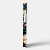 Antiek lentebloemen en vlinders Case-Mate iPhone case (Achterkant / Rechts)