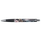 Antiek lentebloemen en vlinders pen (Achterkant)