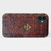 Antiek Leren Boek Bibliofiel Case-Mate iPhone Case (Achterkant (horizontaal))