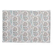 Antiek letter B Monogram Medieval Manuscript Kussensloop (Achterkant)