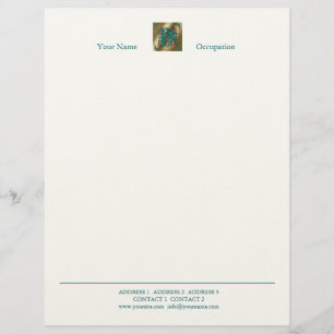Antiek letter H - letterhead Custom Briefhoofd