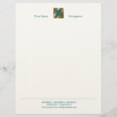 Antiek letter S - letterhead Persoonlijk Briefhoofd (Voorkant)