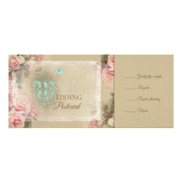 Antiek Letter - Wedding RSVP Kaart