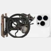 Antiek letterdruk Case-Mate iPhone case (Achterkant (horizontaal))