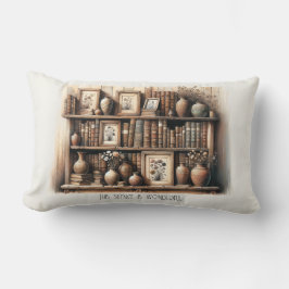 Antiek Lezen en Blooms Kussen