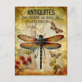 Antiek libel Briefkaart (Voorkant)