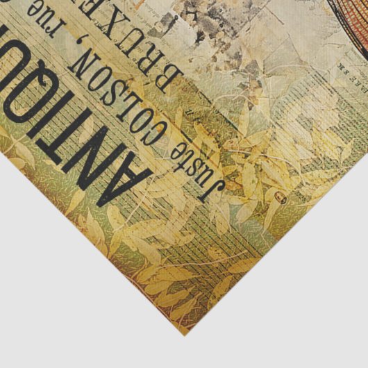  Antiek libel decoupage Tissuepapier (Detail)