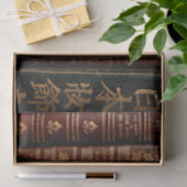Antiek Library Leather Book Spines Decoupage Tissuepapier (Geschenk)