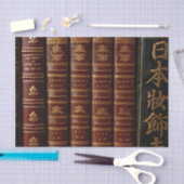 Antiek Library Leather Book Spines Decoupage Tissuepapier (Craft)