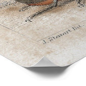 Antiek lichtdruk poster (Hoek)