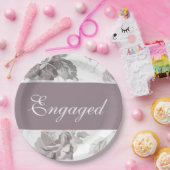 Antiek lichtroze roze Bord (Feest)