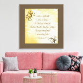 Antiek liefde is patiënt canvas afdruk (Insitu (Woonkamer))