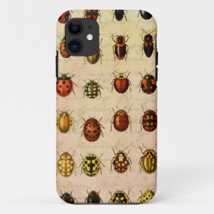Antiek Lieveheersbeestje Exemplaar Patroon Antieke Case-Mate iPhone Case