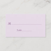 Antiek Lijst Lila bruiloft Plaatskaart Plaatskaartje (Achterkant)