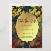 Antiek lijst oud goud met uitzondering van de datu save the date (Voorkant)