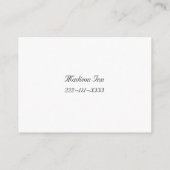 Antiek lijst Trouwbehuizingskaarten Informatiekaartje (Achterkant)