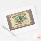 Antiek Lily van de Franse Valley Perfume Rechthoekige Sticker (Envelop)