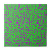 Antiek Lime Green Wall Art Deco Paarse | Classic Tegeltje (Voorkant)