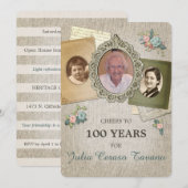  Antiek Linnen | Kies uw jaar 3 foto Kaart (Voorkant / Achterkant)