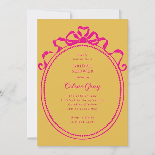 Antiek lintboog Victoriaans Lijst Vrijgezellenfees Kaart (Voorkant)