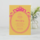 Antiek lintboog Victoriaans Lijst Vrijgezellenfees Kaart (Staand voorkant)