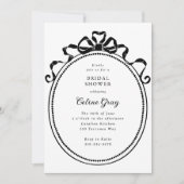 Antiek lintboog Victoriaans Lijst Vrijgezellenfees Kaart (Voorkant)