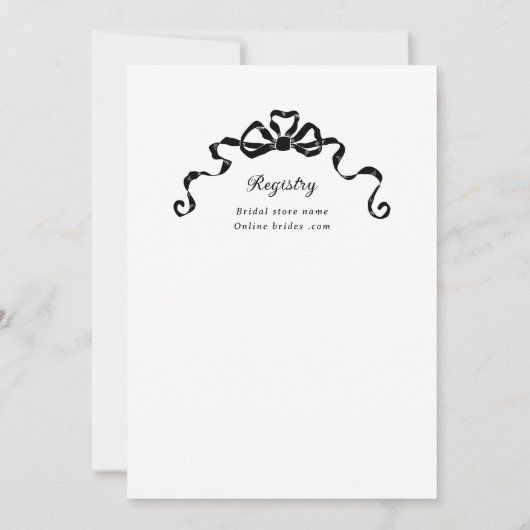 Antiek lintboog Victoriaans Lijst Vrijgezellenfees Kaart (Achterkant)