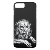 Antiek liongravering Case-Mate iPhone case (Achterkant)