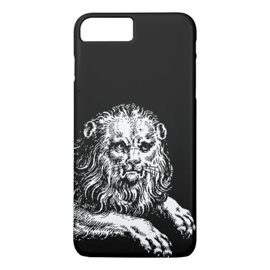 Antiek liongravering Case-Mate iPhone case (Achterkant)