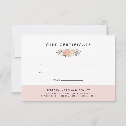 Antiek Logo Cadeaucertificaat (Achterkant)