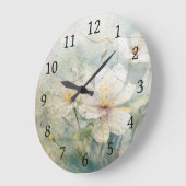 Antiek look Bloemen Ontwerp 339 Grote Klok (Hoek)