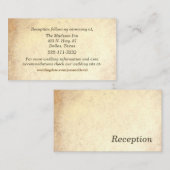 Antiek look bruiloft behuizing Kaarten (Voorkant / Achterkant)