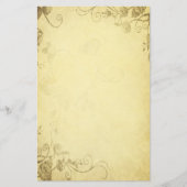  Antiek look bruiloft briefpapier (Voorkant)