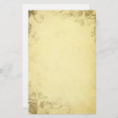  Antiek look bruiloft briefpapier (Voorkant / Achterkant)