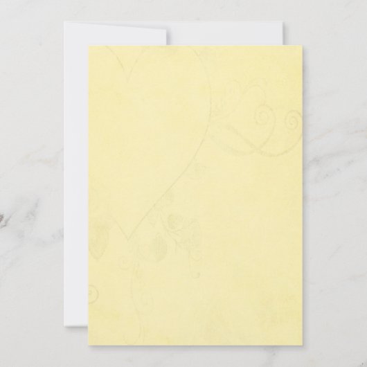 Antiek look bruiloft uitnodiging (Achterkant)