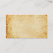  Antiek look elegante premium dikke deluxe Visitekaartje (Achterkant)