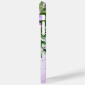 ANTIEK LOOKLAVENDER SCRIPT & FLOWERS Case-Mate iPhone CASE (Achterkant / Links)