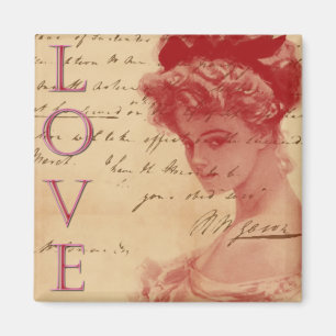 Antiek Love Letter Magnet