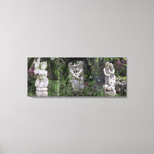 Antiek Lovers Beelden Trilogie Canvas Afdruk (Voorkant)