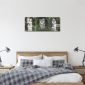 Antiek Lovers Beelden Trilogie Canvas Afdruk (Insitu (Slaapkamer))