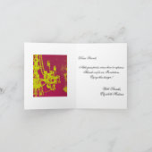 Antiek luchters ~ Card Bedankkaart (Binnen)